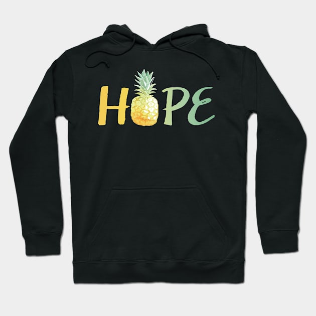 Hope Pineapple Hoodie by Pink and Blues